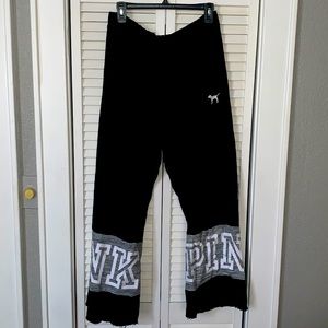 PINK VS black sweats